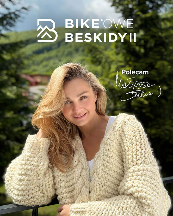 Małgorzata Socha ambasadorka Bikeowe Beskidy