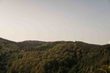 Widok na góry w szczyrku